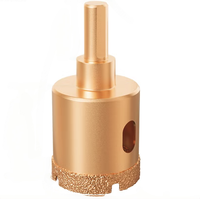 Forets à trous diamantés brasés sous vide Pinnacle pour perçage à sec ou à humide