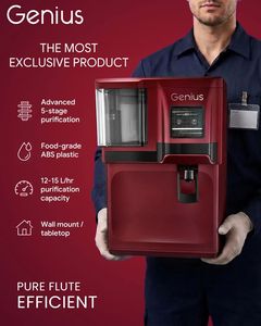 GENIUS PERSIAN PLUM <b>REVERSE</b> <b>OSMOSIS</b> WATER FILTER <b>SYSTEM</b> 12L storage capacity Abs food grade quality material DOMESTIC FILTER - Product Image 4