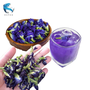 Poudre de fleurs de pois papillon séchées biologiques en gros, matcha bleu pour l'alimentation, les boissons et les cosmétiques, approvisionnement en vrac - Product Image 1