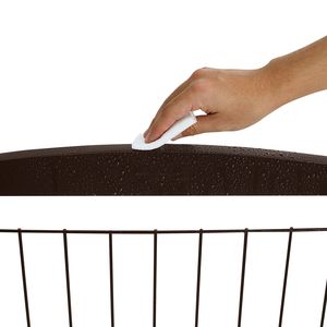 Cancelletto per Animali Domestici Autoportante in PVC a 4 Pannelli, 81 cm (H) x 245 cm (L), Pieghevole per Passaggi Larghi o Stretti - Product Image 1