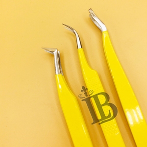 Premium Design Eyelash Tweezers Mink Private Label Logo Eyelash Extension Volume Tweezers Stainless Steel Russian Volume - Product Image 6