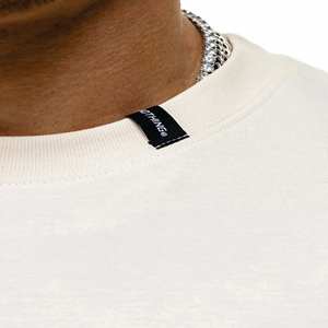 Camiseta Sublimada para Hombre, Estilo Moderno, Transpirable y Ligera, de Algodón/Fibra de Bambú, Diseño Sólido, en Stock - Product Image 3