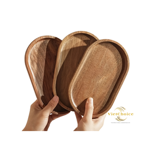 Meilleures ventes - Plateau rectangulaire jetable en bois de style Japandi, écologique, pour cadeaux, thé, fruits, légumes, desserts, gâteaux - Product Image 5