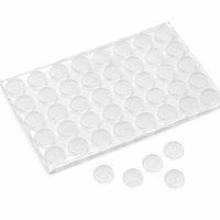Coussinets de protection transparents en PVC pour porte vitrée plate, absorbant les chocs, protection contre les rayures, 10x3mm
