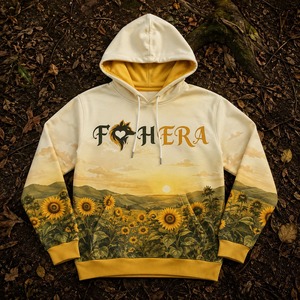 เสื้อฮู้ดดี้โพลีเอสเตอร์ 100% สำหรับขายส่ง พิมพ์ลายแบบซับลิเมชั่นทั้งตัว ออกแบบเองได้ - Product Image 1