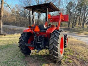 Tracteur agricole 4x4 multifonctionnel 85 CV Premium Rouge France 2024 avec chargeur frontal et transmission par engrenages, longue durée de vie, idéal pour l'agriculture - Product Image 5