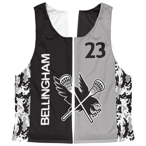 Maillot d'équipe de lacrosse et de football américain personnalisé, imprimé, réversible, en maille, grande taille, sans manches, unisexe, USA ODM - Product Image 1