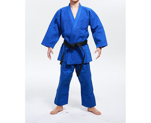 <b>Blue</b> Women Adult Regular Fit 100% Cotton Quick Dry Durable Judo Shorts Martial Arts Wear Kit - Product Image 2