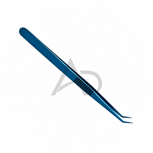 Pince à épiler pour extensions de cils en acier inoxydable avec pointe en fibre, prise en main solide, légère, impression de logo personnalisée, pince à épiler professionnelle pour cils - Product Image 4