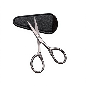 Kit de toilettage de beauté Vintage multi-usages en acier inoxydable professionnel pour les ciseaux de broderie de moustache de barbe de poils faciaux - Product Image 1