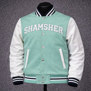 Veste de baseball personnalisée de haute qualité, design unique, logo imprimé, mode streetwear hivernale, avec boutons, livraison directe, vestes universitaires. - Product Image 4