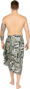 Paréo de plage pour homme à séchage rapide, serviette de bain enveloppante, couverture de plage - Product Image 3
