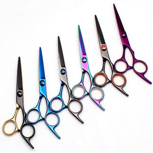 6 Inch Professional Hair Scissors Stainless Steel Sharp Blades Ergonomic Handle Salon <b>Barber</b> Home Haircut Stylist Tool <b>Set</b> - Product Image 1