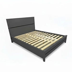 Cadre de lit en bois massif de mangue moderne de qualité supérieure, meubles de chambre écologiques, fabrication artisanale directe d'usine, OEM ODM en gros - Product Image 1