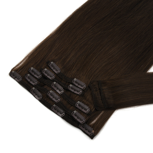 KSWIGS ผมต่อแบบคลิปอินขนาด12-28นิ้ว100% ผมแบบเลมี่ผมตรงผมสีอ่อน - Product Image 2