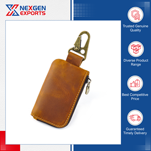 Porta Llaves de Coche de Cuero PU Hecho a Mano de Estilo Vintage de la Mejor Calidad, con Logotipo Personalizado en Pedidos al por Mayor - Product Image 6