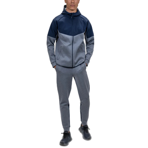 Conjunto Deportivo Personalizado de Ropa Urbana, Chándal Informal, Traje Deportivo Personalizado Nuevo de Algodón para Hombre, Conjuntos con Sudadera con Capucha - Product Image 1