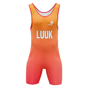 Factory Wholesale Wrestling <b>Singlet</b> Custom Sublimated Athletic Uniform Breathable Durable Training and Tournament Wear - Product Image 4