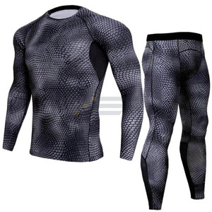 ชุดรัชการ์ด MMA คุณภาพสูงสำหรับผู้ชาย ออกแบบลายพิมพ์แบบ Sublimation ตามสั่ง ชุดรัชการ์ดออกกำลังกายสำหรับผู้ใหญ่ - Product Image 4