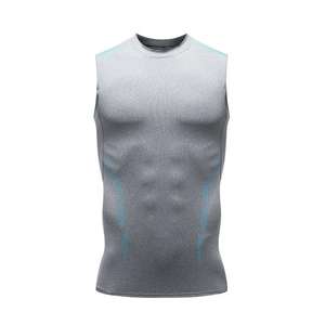 Men's Sports Fitness Summer Sleeveless Vest Tight-fitting Basketball Jersey Running Quick-drying Tank Top - Product Image 4