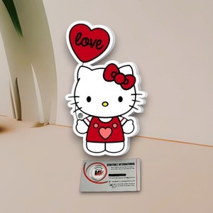 Outil d'extension de cils magnétique en acrylique en forme de cœur Hello Kitty pour la Saint-Valentin, réutilisable, carré, papillon, ovale, marque privée - Product Image 2