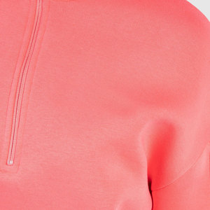 Sudadera con capucha de forro polar con cremallera y cuello alto para mujer, con bordado y distintivo, de poliéster/algodón, de secado rápido y ecológica - Product Image 5