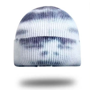 Custom Rubber Patch Logo Beanie Manufacturer Beanies Gorras Skull Cap Soft Cuffed Winter Warm Jacquard Elastic Knitted Hats - Product Image 4
