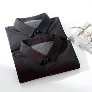 Men's <b>Black</b> Long Sleeve Dress <b>Shirt</b> Solid Color Turn-Down Collar Formal <b>Button</b> <b>Up</b> Woven Cotton Anti-Wrinkle Autumn Wear - Product Image 6