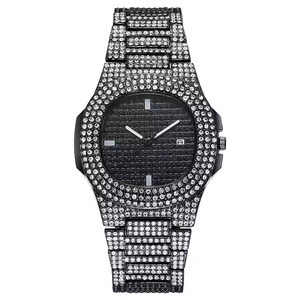 Reloj de Cuarzo de Lujo con Diamantes Moissanite para Hombre, Estilo Hip Hop, Premium, de Alta Calidad - Product Image 3