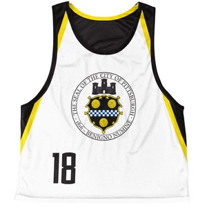 Conception personnalisée OEM imprimé léger antibactérien unisexe sublimé réversible Lacrosse Pinnies haute qualité pour Lacrosse - Product Image 3