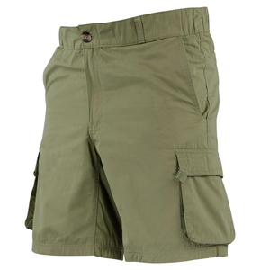 Premium Men's 100% Cotton Canvas Summer Casual Solid Pattern Quick Dry Anti-Wrinkle Drawstring Closure Elastic Waist OEM Service - Product Image 3
