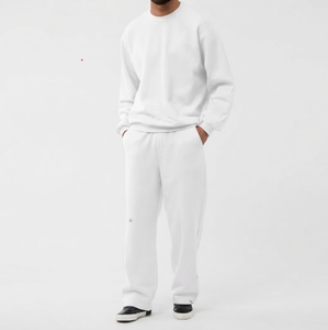 Ensemble de survêtement personnalisé homme femme, jogging oversize en molleton brossé respirant, vêtements de sport, fournisseur en gros, vêtements sous marque privée - Product Image 3