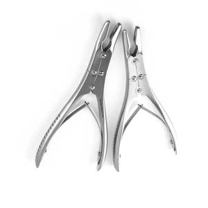 Rongeur à os Ruskin 2 pièces 75 courbé double action, instruments chirurgicaux orthopédiques en acier inoxydable, USA Europe - Product Image 2