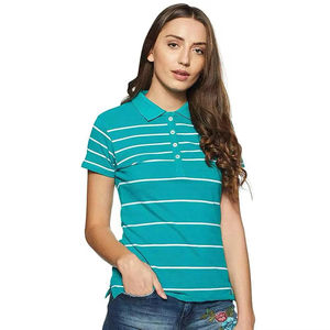 Chemises polo de haute qualité, coupe classique, couleur unie, manches longues, pour femmes, à prix avantageux. - Product Image 1