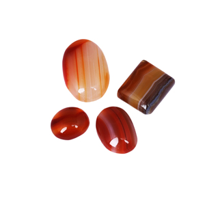 Cabujón de Ágata Multicolor de Lago Superior, Piedra Preciosa Semipreciosa Natural Pulida para la Fabricación de Joyas, Anillos y Colgantes - Product Image 1
