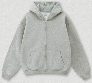 Sudaderas con Capucha de Invierno para Hombre, Personalizadas, al por Mayor, de Alta Calidad, con Cierre Completo, 100% Algodón, Transpirables, de Secado Rápido, Servicio OEM, 2026 - Product Image 4