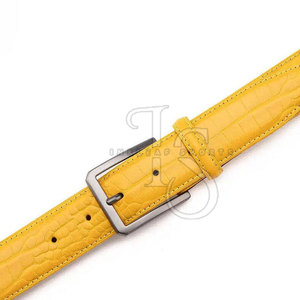 Cinturón de Cuero Vacuno Personalizado para Hombre, Hebilla de Acero, Duradero, de Alta Calidad, Impermeable, Ecológico, Último Diseño, Razonable - Product Image 4