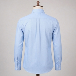 Camisa de Vestir de Manga Larga Premium para Hombre, Prenda Formal, Camisa de Vestir de Manga Larga para Hombre, Tela de Mezcla de Algodón, Cierre de Botones, Ajuste Cómodo - Product Image 2