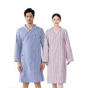 Bata de Hospital Reutilizable y Duradera, Uniforme Unisex para Pacientes con Cierre Completo en la Espalda, en Mezcla de Algodón para Hospitales y Centros de Salud - Product Image 1