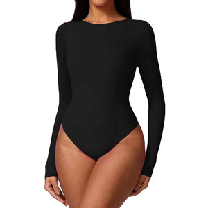 Nouveau Body de Yoga Une Pièce Court Sculptant avec Base Intérieure, Coupe Ajustée, Respirant et Séchage Rapide pour Femme - Product Image 6