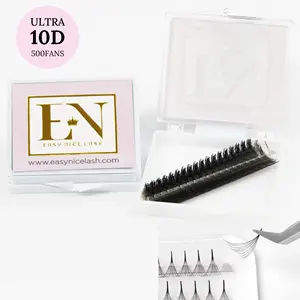 Promade Eyelash Fans 10D ultra-speed C D curl Lashes Eyelash Extensions 100% Handmade From The Best Vietnamese Supplier natural