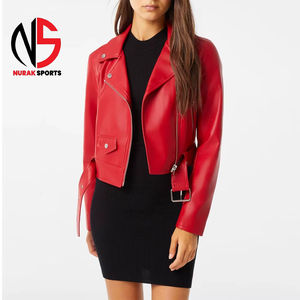 Chaquetas de Mujer de Última Moda 2026, Chaquetas de Cuero Genuino con Tela Suave, Transpirable y Cómoda, con Logotipo de Color Personalizado Nurak - Product Image 2
