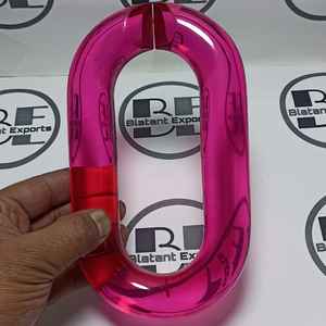 Cadena de Eslabones de Resina Epoxi Transparente Artística de Alta Calidad, Multicolor, de Gran Tamaño, para Colgar en la Pared, Decoración DIY Hecha a Mano - Product Image 1