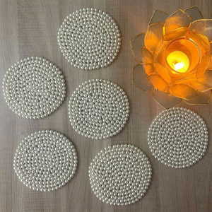 Posavasos Artesanales con Cuentas, Elegantes y Hechos a Mano, Disponibles al por Mayor en Grandes Cantidades - Product Image 3