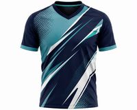 T-shirt sportif à manches courtes pour homme, motif géométrique noir et gris, col en V, séchage rapide, coupe régulière, tricoté en polyester