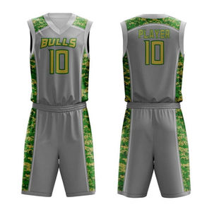 Conjunto de Camiseta y Pantalones Cortos Deportivos de Baloncesto Azul, Talla Grande, Transpirable y con Diseño Estampado para Hombre - Product Image 4