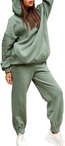 Ensemble survêtement décontracté et ample pour femme : sweat à capuche et pantalon de jogging tendance, style streetwear, vente en gros - Product Image 5