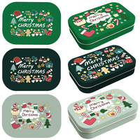 Boîte en fer blanc rectangulaire haut de gamme pour chocolats avec couvercle à charnière, qualité alimentaire, couleur personnalisée, emballage pour bonbons et biscuits, vente en gros, OEM