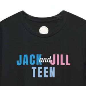 T-shirt graphique noir pour adolescents, en coton doux, col rond, manches courtes, vêtements décontractés pour tous les jours - Product Image 2