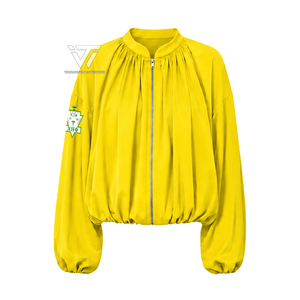 เสื้อเชิ้ตแขนพองปักลายสไตล์กรีกชิเอต้าฟีเสื้อโอเวอร์ไซส์สำหรับผู้หญิง - Product Image 1